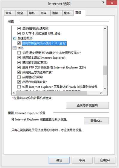 Win8系统打开网页总是未响应怎么办?