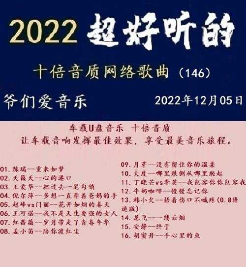 群星《2022超好听的十倍音质网络歌曲（145）》WAV分轨