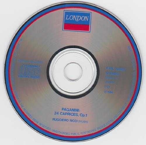 古典发烧-帕格尼尼二十四首随想曲-RICCI【WAV+CUE】