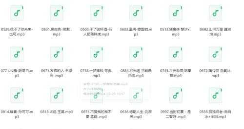 《网络流行歌曲500首合集》[320K/MP3][4G]