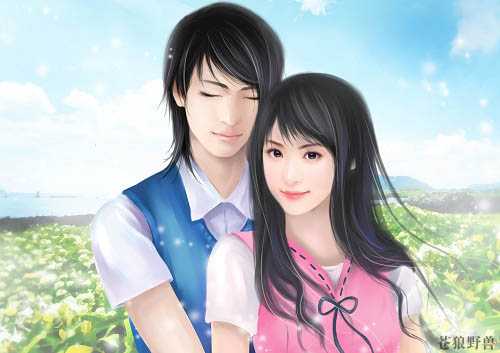 Photoshop鼠绘:漂亮的情侣卡通人物