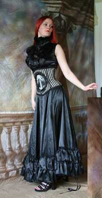 Photoshop 合成昏暗森林里的女巫