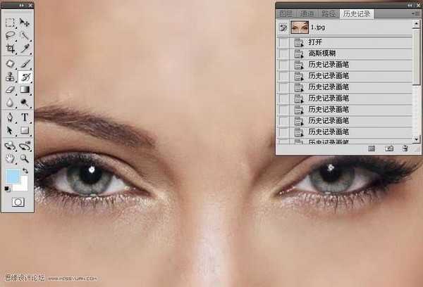 photoshop 美容教程 快速消除痘痘,完美修复MM肌肤!