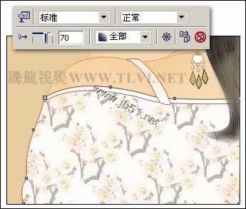 CorelDRAW(CDR)设计绘制美女诉衷情工笔画实例教程