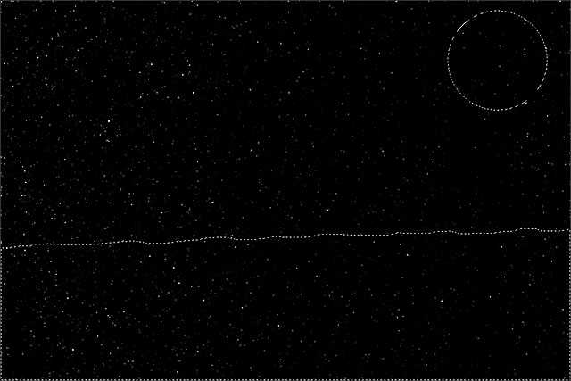 PS打造繁星点点的夜空效果图