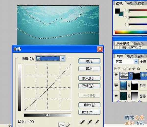 PS合成教程:PS合成正在下沉的水果图片
