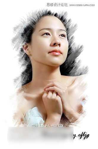 photoshop美白教程:PS给暗色人物调出肤色美白效果