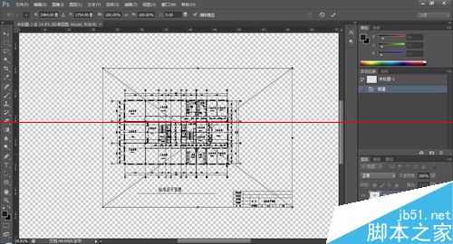 ps怎么导入cad的技术图纸?