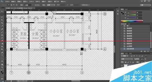 ps怎么导入cad的技术图纸?