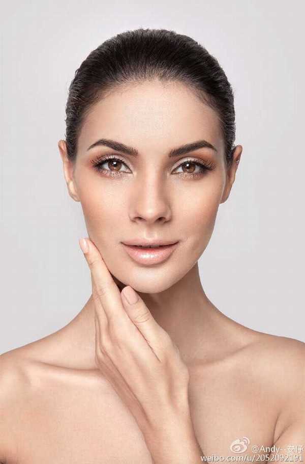 如何用Photoshop双曲线去处理前期不足的淡妆片子?