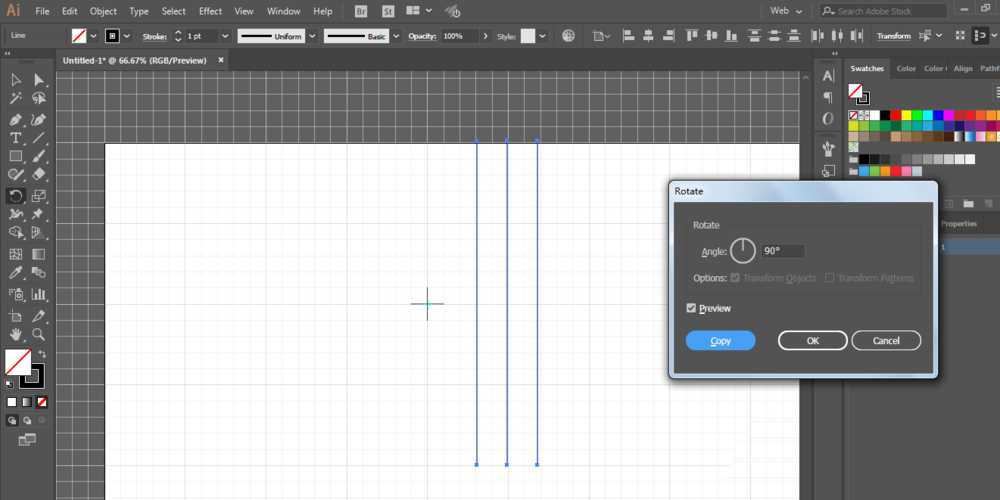 ai怎么设计无限循环正方形?