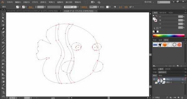 ai怎么手绘海底世界的卡通风插画? ai海底世界简单的画法