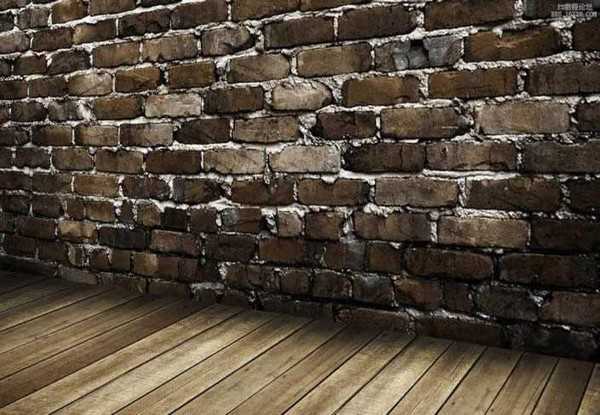 PS制作墙上闪光/发光的字体教程